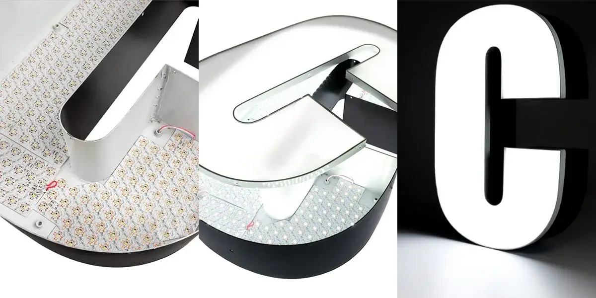 LED sheet lights for letter sign lighting