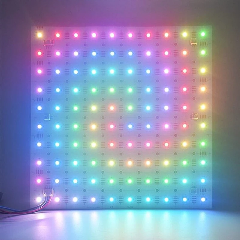 Addressable digital RGB LED sheet lights